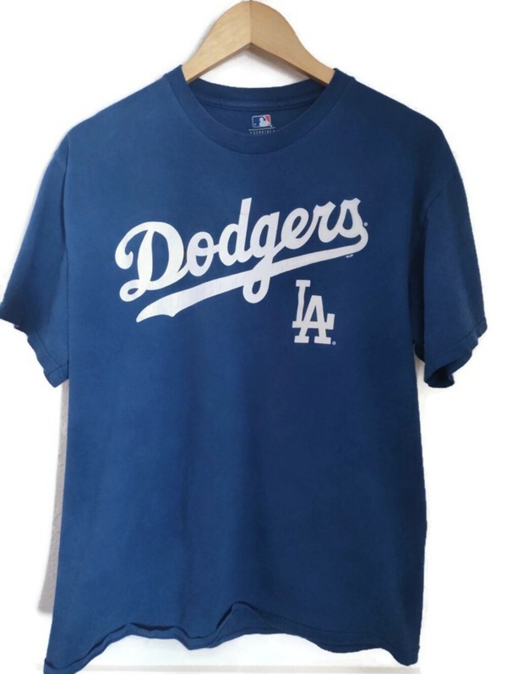 Blue Los Angeles Dodger Tee Size Large